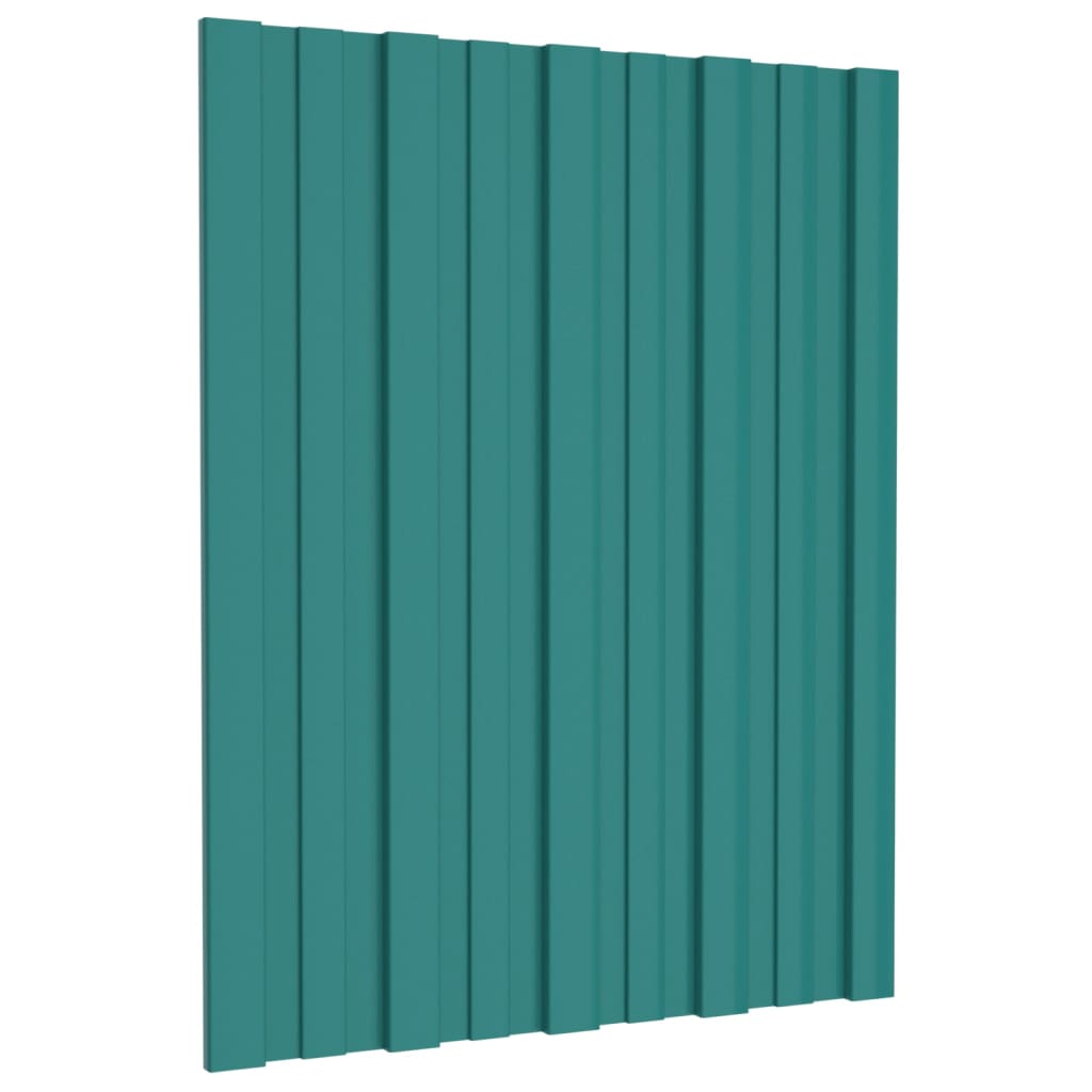 VidaXL roof panels 36 st 60x45 cm galvanized steel green