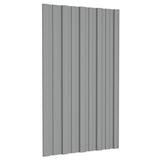 VidaXL roof panels 12 st 80x45 cm galvanized steel gray