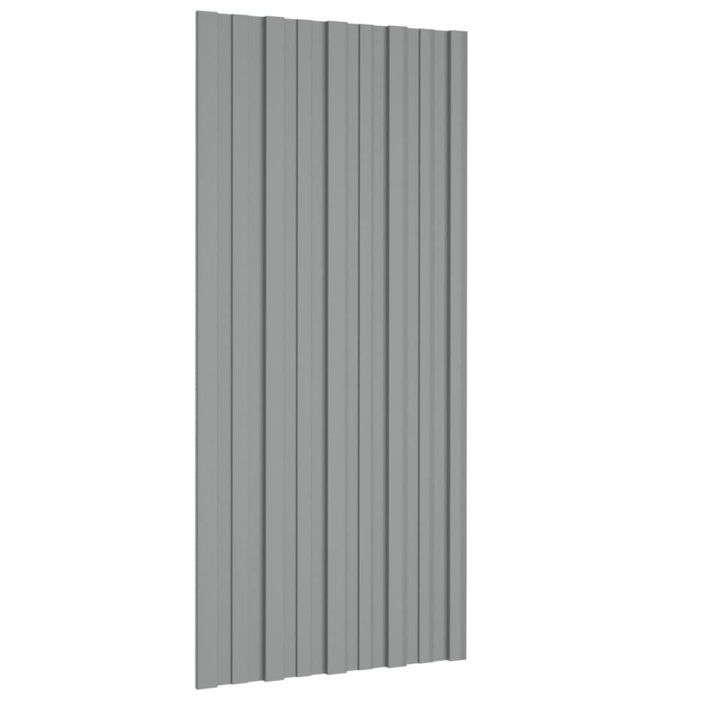 Střešní panely Vidaxl 36 ST 100x45 cm Galvanizovaná ocel šedá