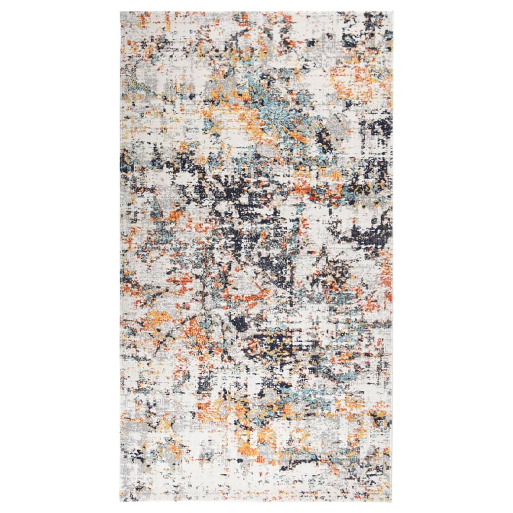 Vidaxl ausserhalb rug flaach -woven 115x170 cm Multi -Colored