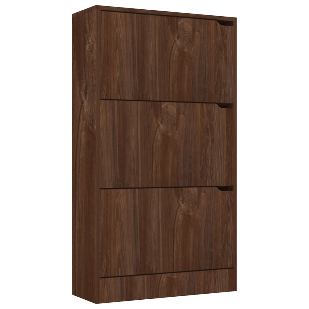 Armoire à chaussures Vidaxl avec 3 portes 59x24x105 cm Browniken