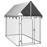 Vidaxl Hond Kennel fir dobausse mam Daach 200x100x150 cm