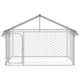 Perrera de perros de Vidaxl para el exterior con techo 200x200x150 cm