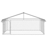 VidaXL dog kennel with roof 300x300x150 cm