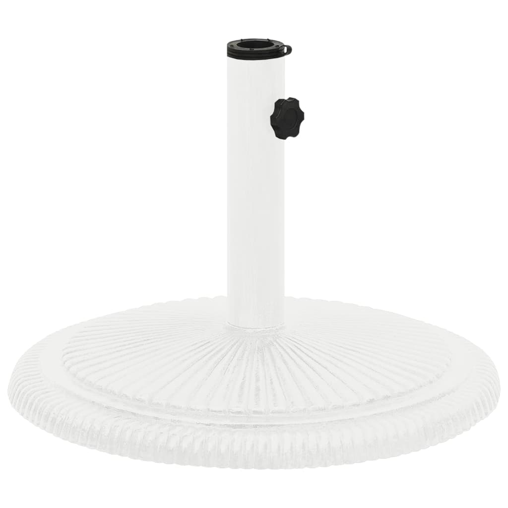 Vidaxl Parasol Foot 45x45x30 cm de hierro fundido blanco