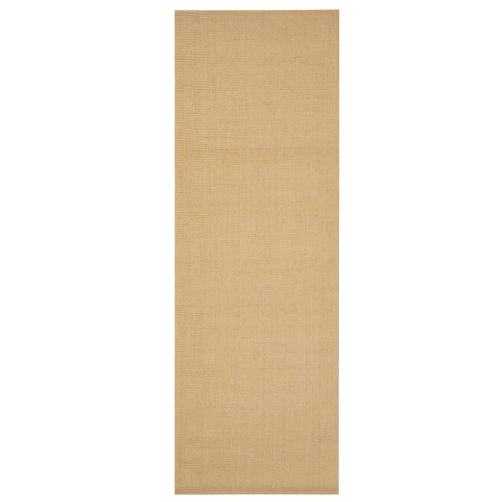 Vidaxl rug 66x200 cm Natural sisal