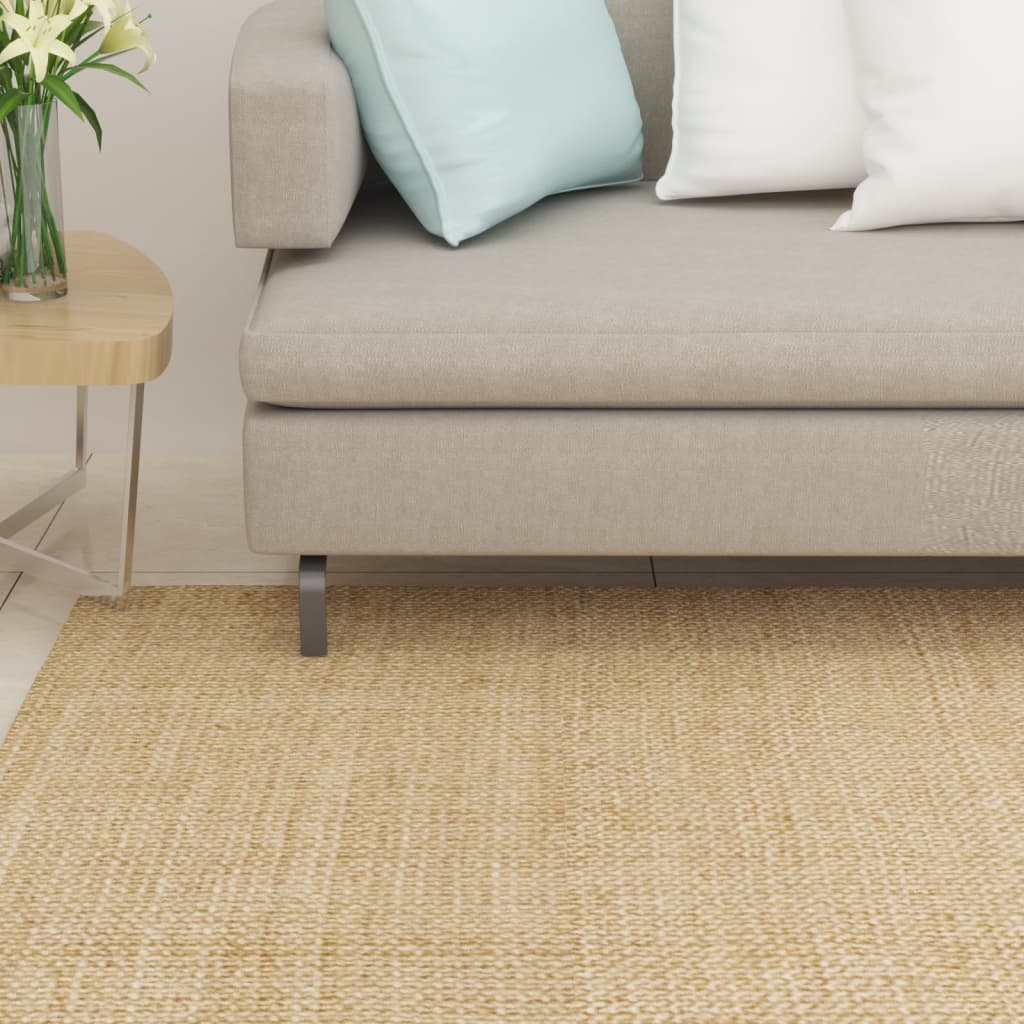 Vidaxl tappeto 66x250 cm naturale sisal