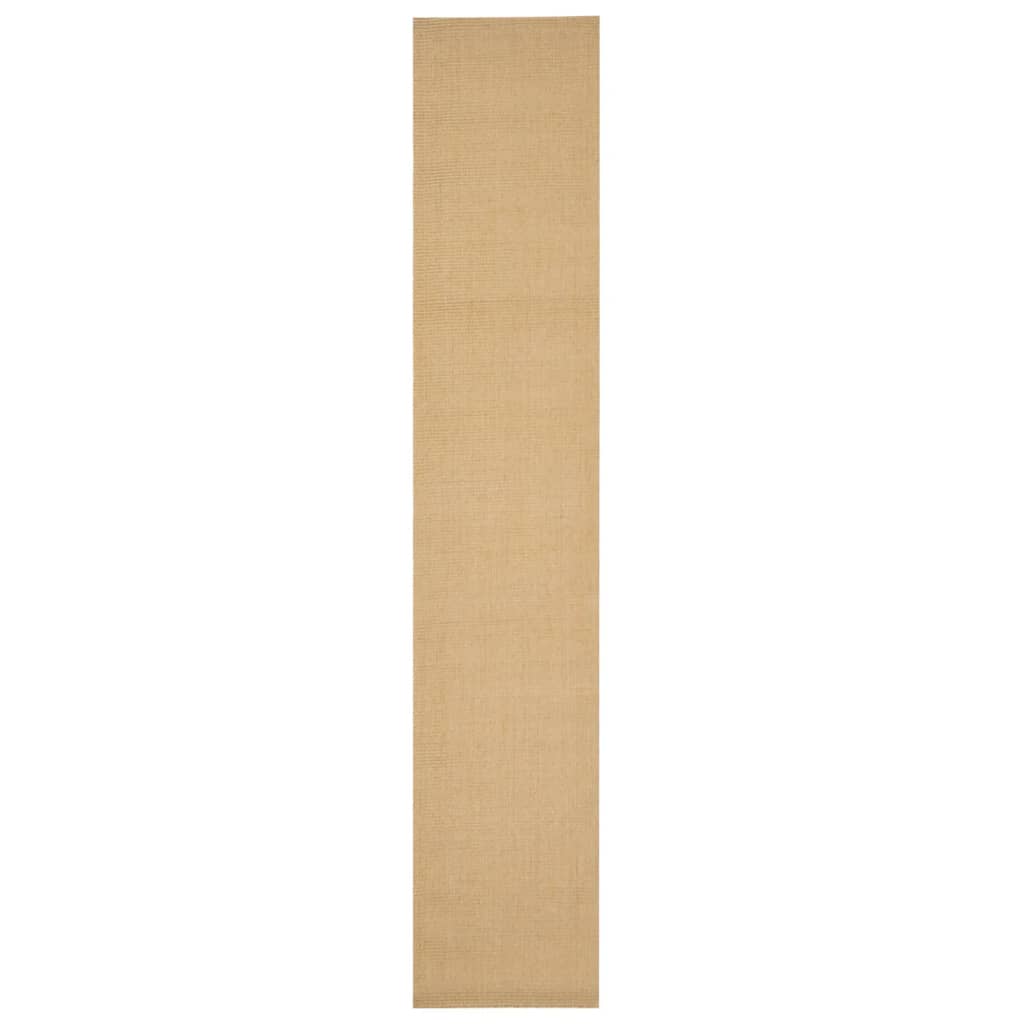 Vidaxl teppe 66x350 cm naturlig sisal