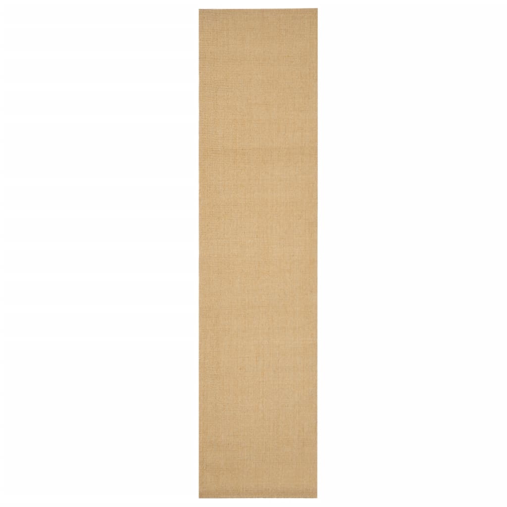 Vidaxl -mattan 80x350 cm naturlig sisal