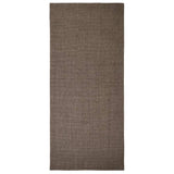 Tapis Vidaxl 66x150 cm Brown de sisal naturel