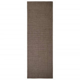 Vidaxl -mattan 66x200 cm Natural Sisal Brown