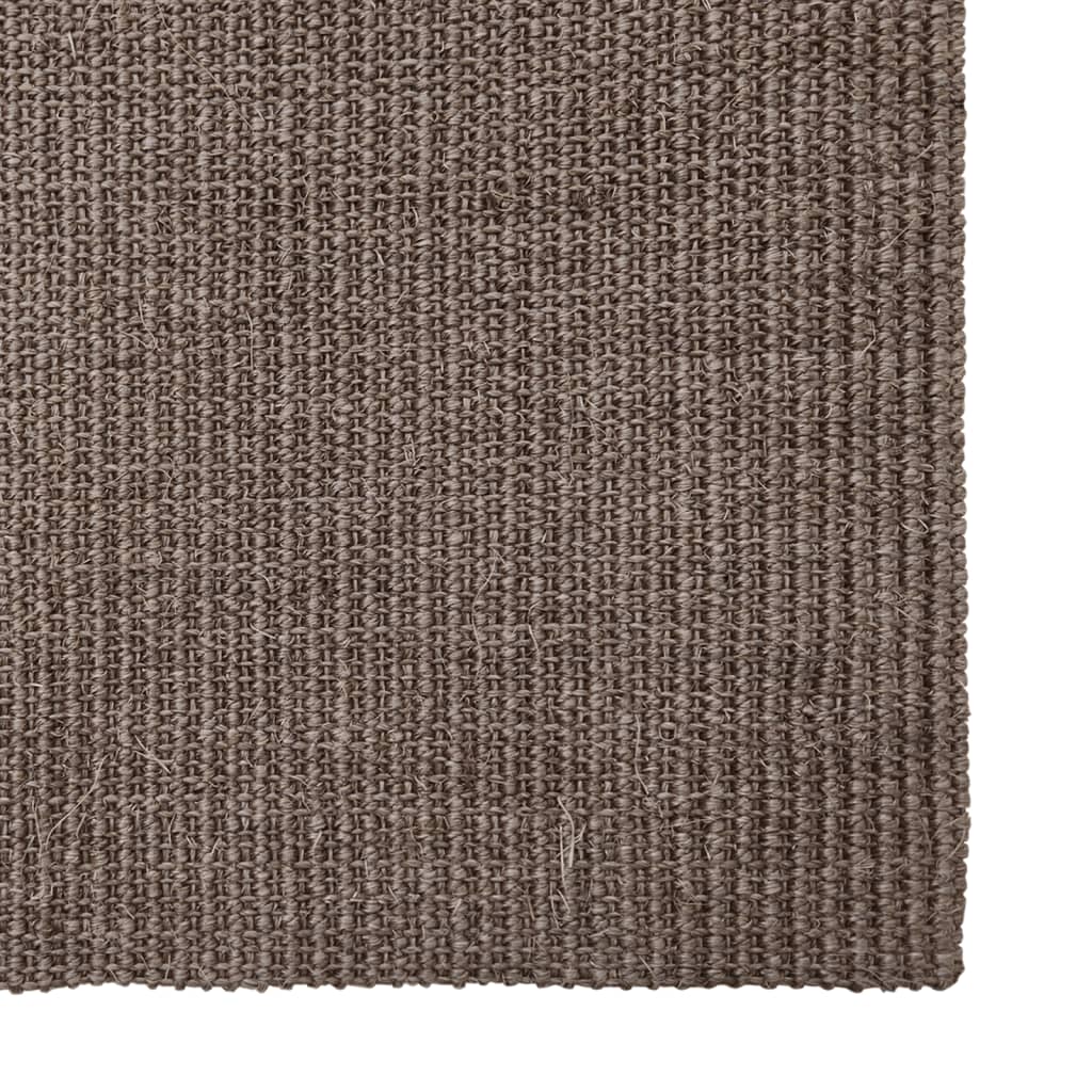 Vidaxl -mattan 66x200 cm Natural Sisal Brown