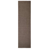 Vidaxl Teppich 66x250 cm Natural Sisal Braun