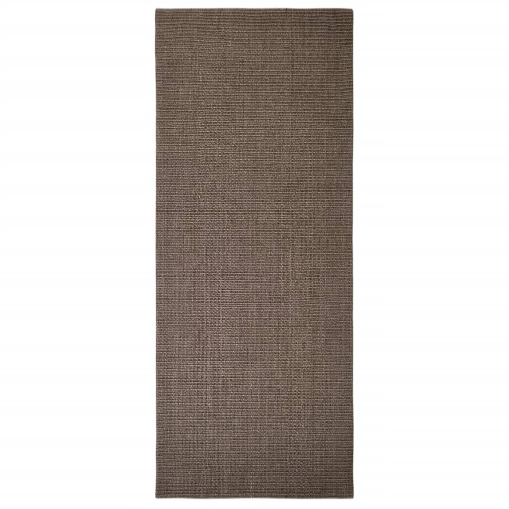 Vidaxl tappeto 80x200 cm naturale brown