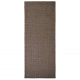 Vidaxl tappeto 80x200 cm naturale brown