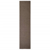 Vidaxl Rug 80x350 cm Natural Sisal Braun