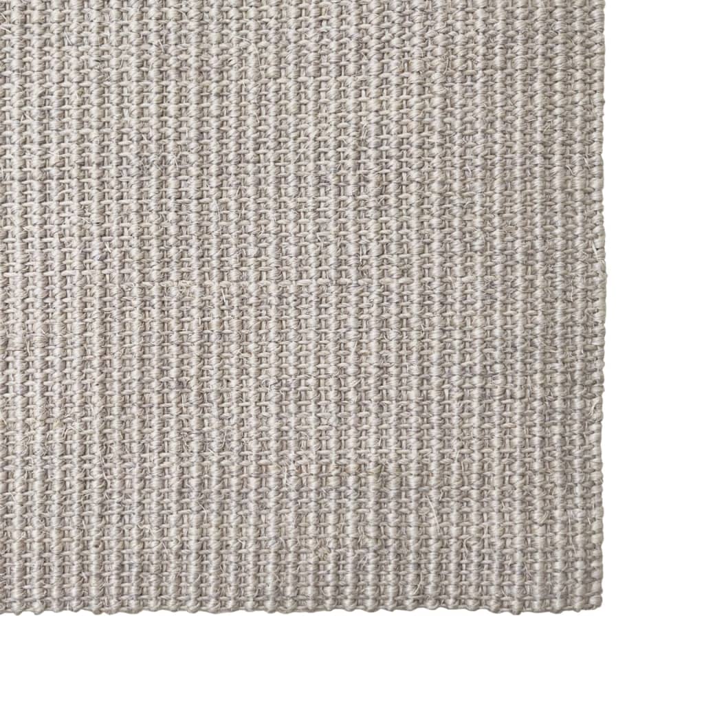 Vidaxl rug 6 6x300 cm natierlech Sisal Sand -Colorored