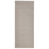 Vidaxl Rug 80x200 cm Natural Sisal Sand -farvet