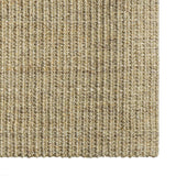 Vidaxl rug 6 66x200 cm natierlech Sisal Gréng