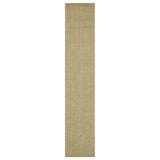 Vidaxl -mattan 66x350 cm naturlig sisal grön