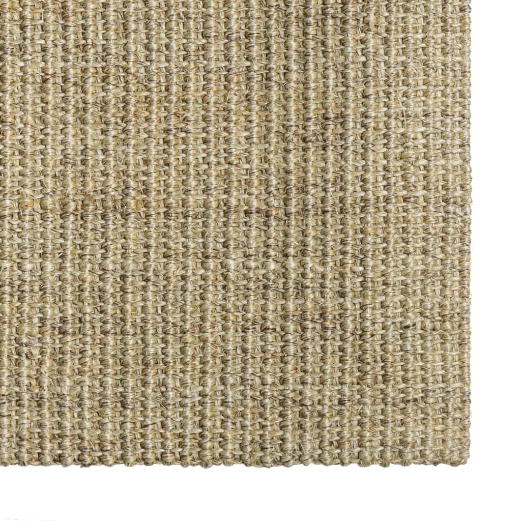 Vidaxl teppe 80x250 cm naturlig sisal grønn