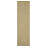 Vidaxl rug 80x300 cm natierlech sisal gréng