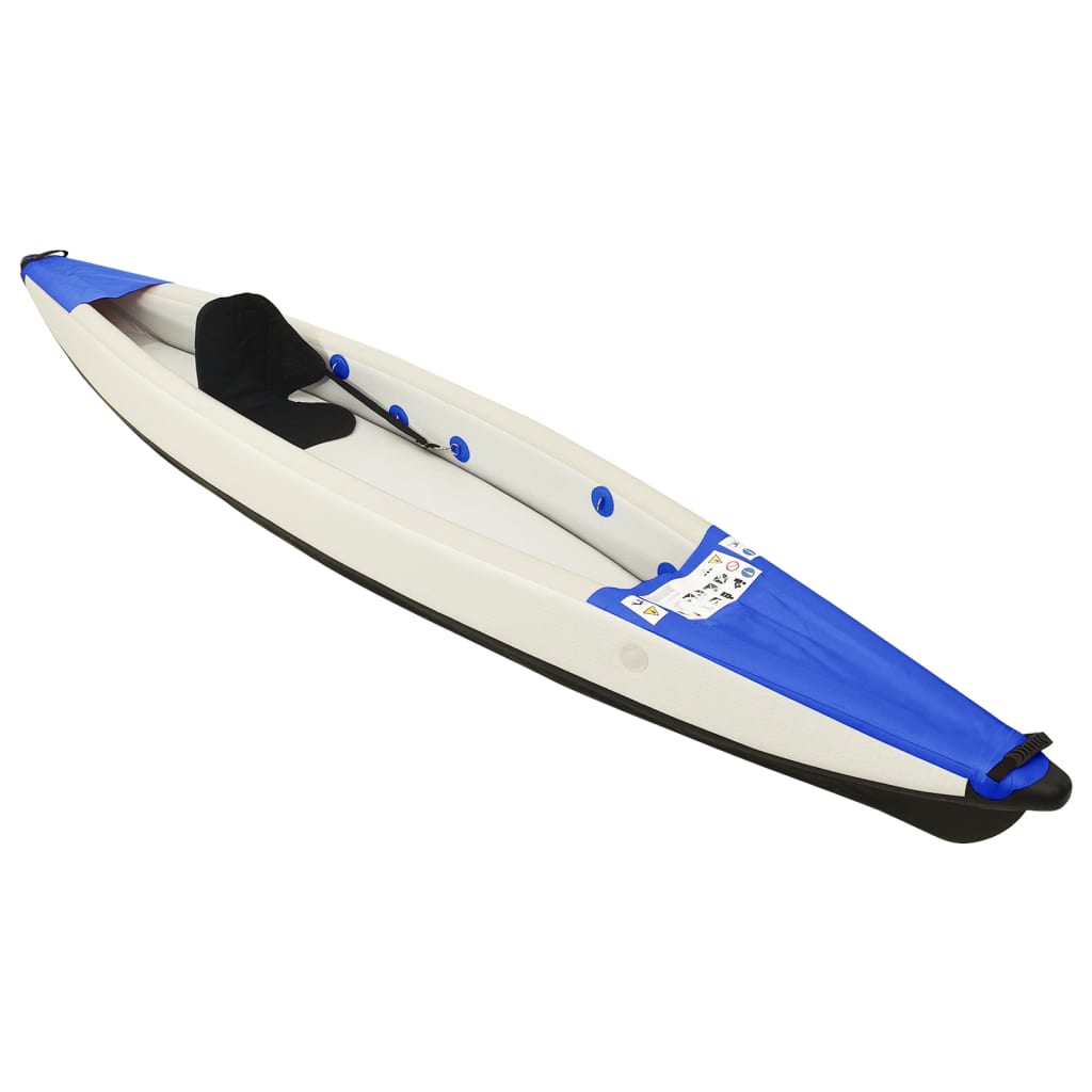 Vidaxl Kayak nafukovací 375x72x31 cm polyesterová modrá