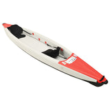 Vidaxl kayak gonflable 424x81x31 cm rouge polyester