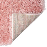 Vidaxl rug Sheggy héich Pile 50 mm 160x230 cm rosa