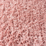 Vidaxl rug Sheggy héich Pile 50 mm 160x230 cm rosa