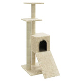 Vidaxl Cat Furniture avec Sisal Scratch Posts 92 cm Crème -Colored