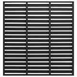 Vidaxl fence panel 180x180 cm HKC Black