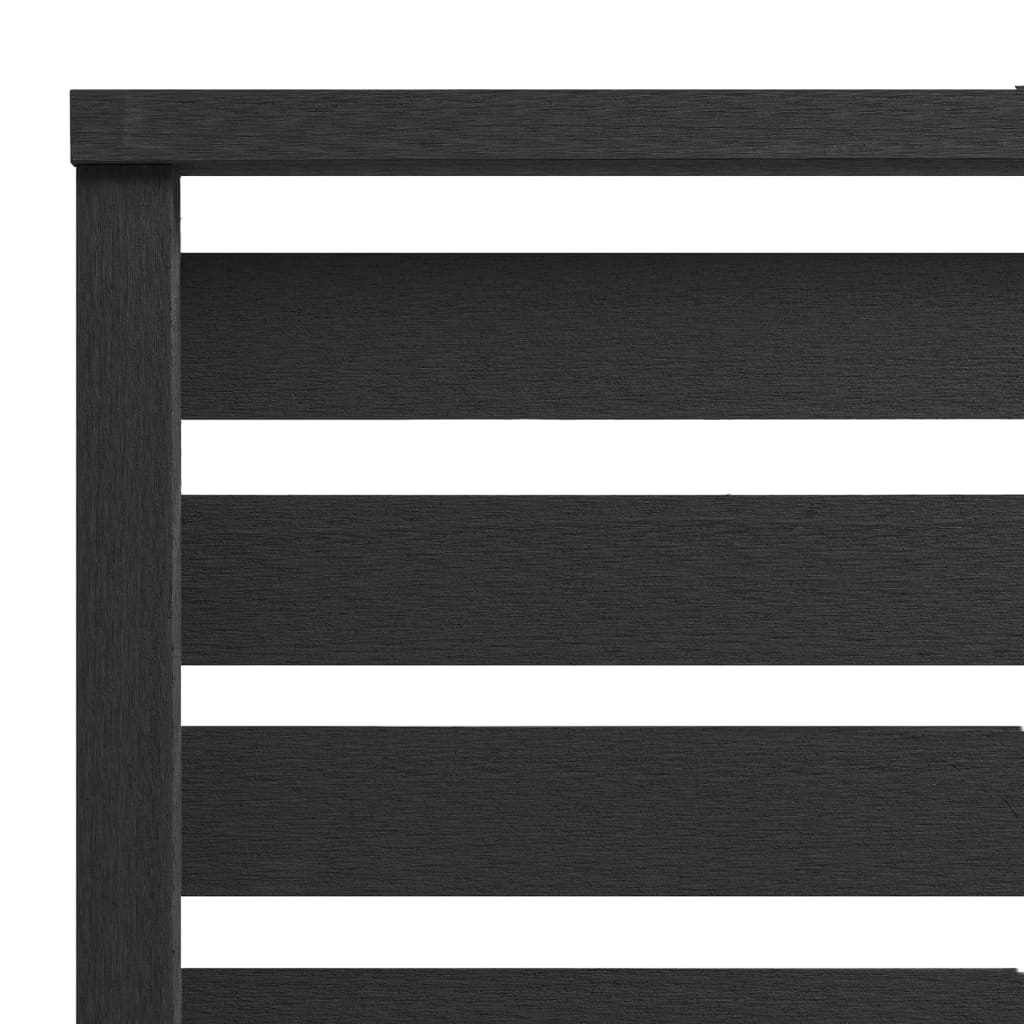 Vidaxl fence panel 180x180 cm HKC Black