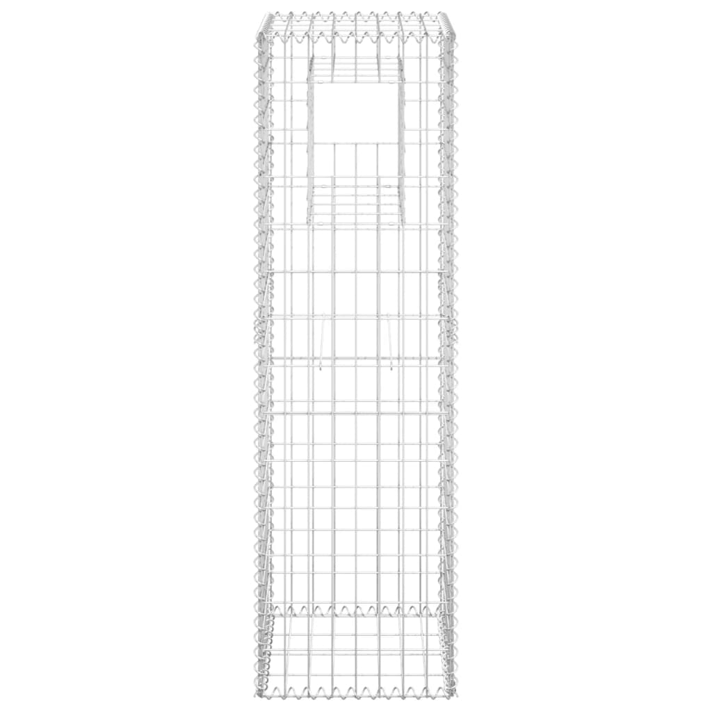 Vidaxl Schanskorf Pole 40x40x140 cm železo