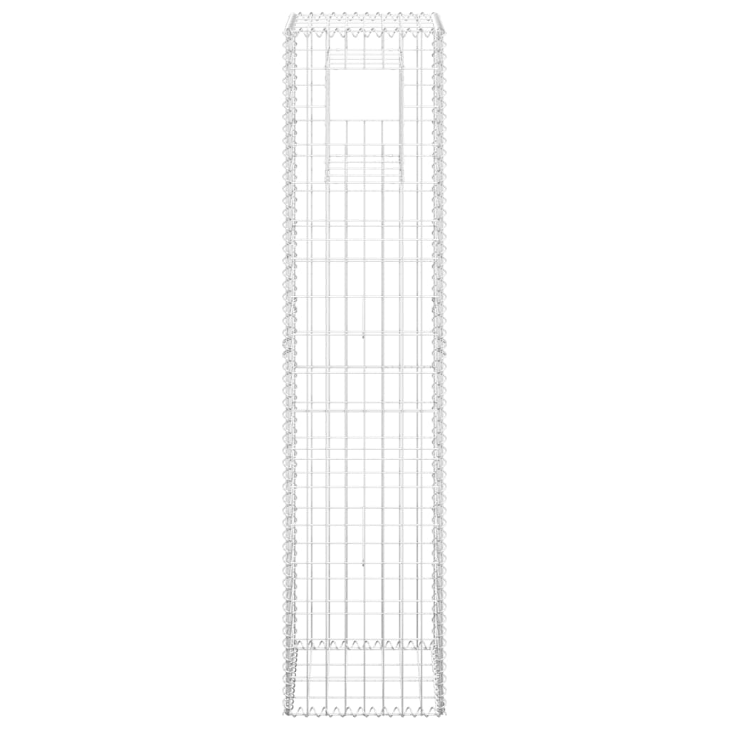 Vidaxl Schanskorf Pole 40x40x180 cm jern