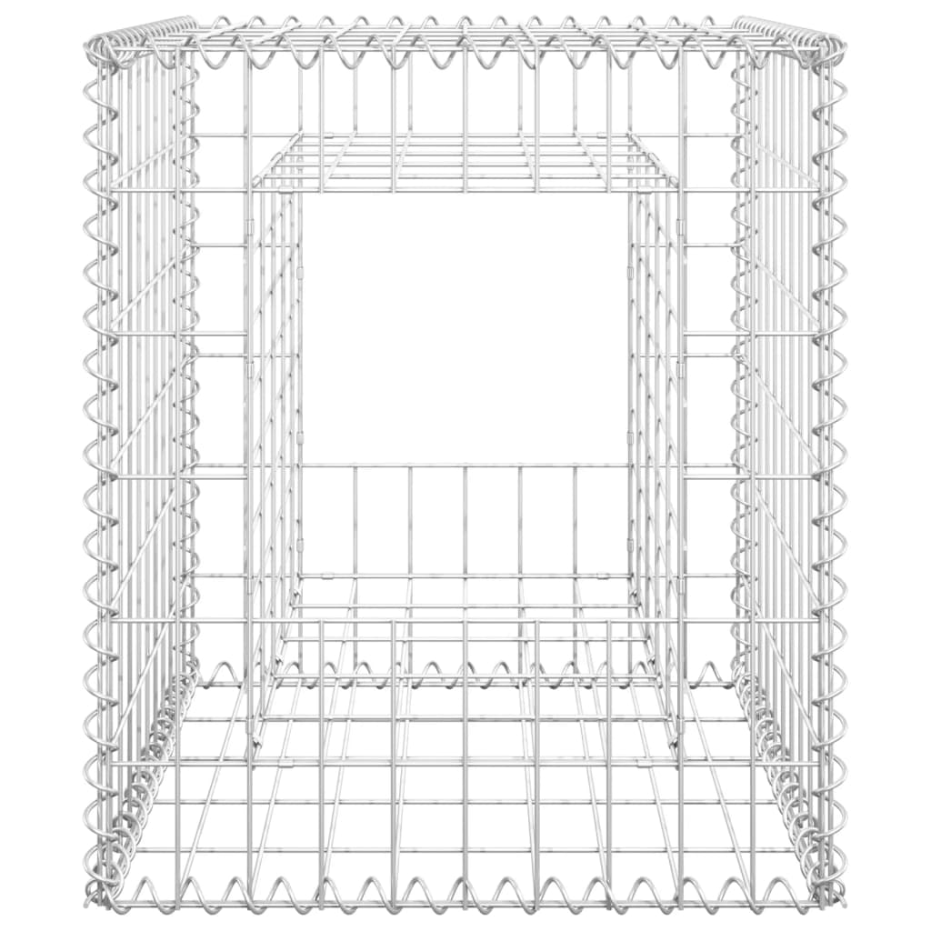 Vidaxl schanskorf paal 50x50x60 cm fer