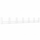 Vidaxl Schanskorf U-shaped with 7 posts 740x20x100 cm iron