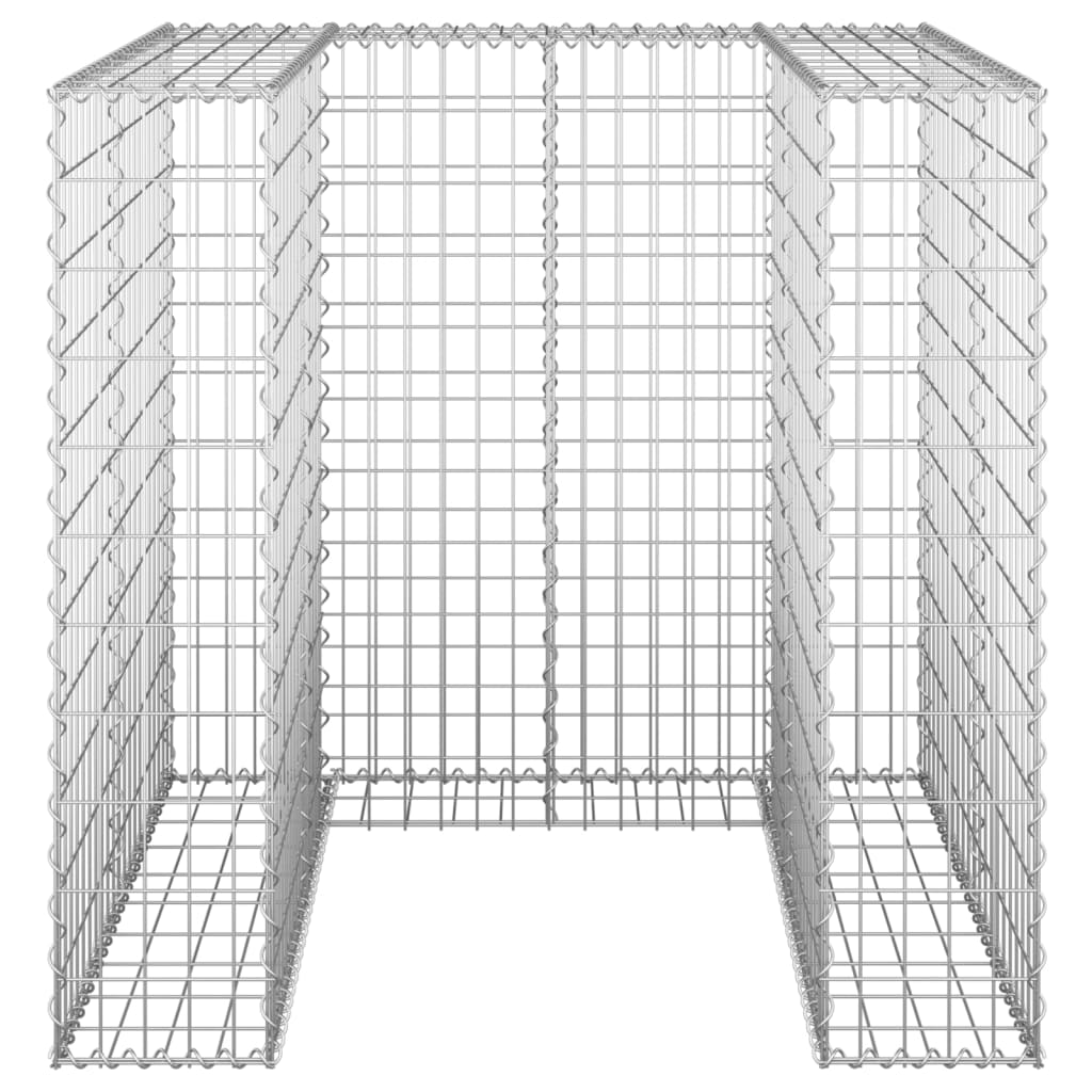 Vidaxl Schanskorf pour le conteneur 110x100x110 cm en acier galvanisé