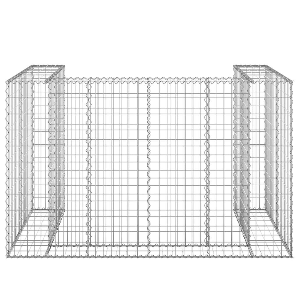 Vidaxl Schanskorf pro kontejnery 180x100x110 cm galvanizovaná ocel