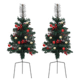 Vidaxl Tuinkerst Trees 2 PCS 76 cm PVC