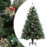 Vidaxl Christmas Tree s borovicovými kužely 120 cm PVC a PE Green