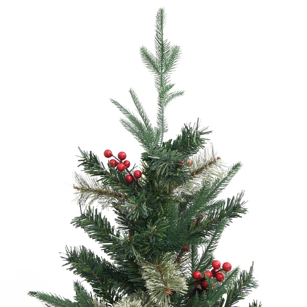 Vidaxl Christmas Tree s borovicovými kužely 120 cm PVC a PE Green