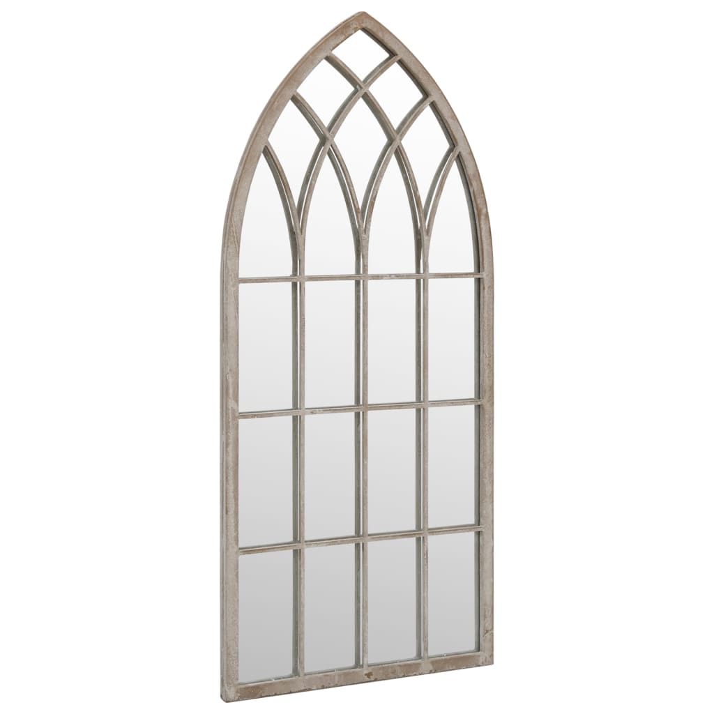 Vidaxl Garden Mirror 100x45 cm järnsand -färgad