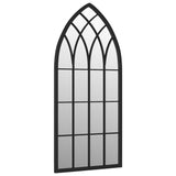 Vidaxl Garden Mirror 100x45 cm de fer noir