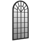 Vidaxl Garden Mirror 90x45 cm de fer noir