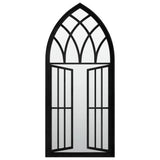 Vidaxl Garden Mirror 100x45 cm Iron Black