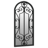 Vidaxl Garden Mirror 100x45 cm de fer noir