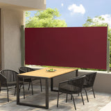 Vidaxl Garden Screen Extendable 140x300 cm röd