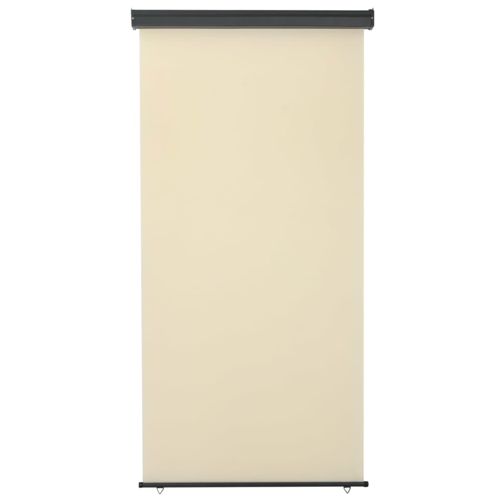 VidaXL Balcony screen 122x250 cm cream -colored