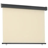 VidaXL Balcony screen 122x250 cm cream -colored